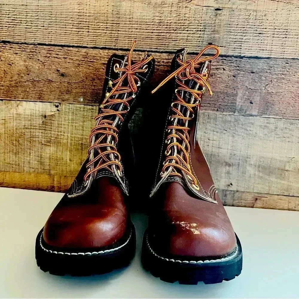 NWT Vintage The Gorilla Shoe Vibram Leather Boots - Picture 3 of 11